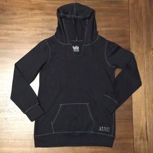 NWOT Justice Hooded Sweatshirt Girls Size 16.